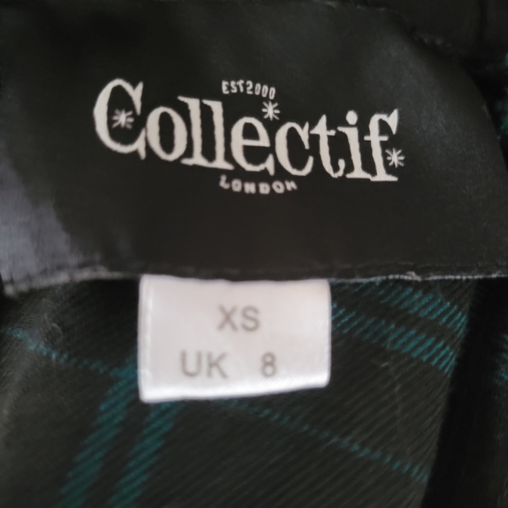 Collectif Plaid Sexy Wiggle Dress - Picture 2 of 2